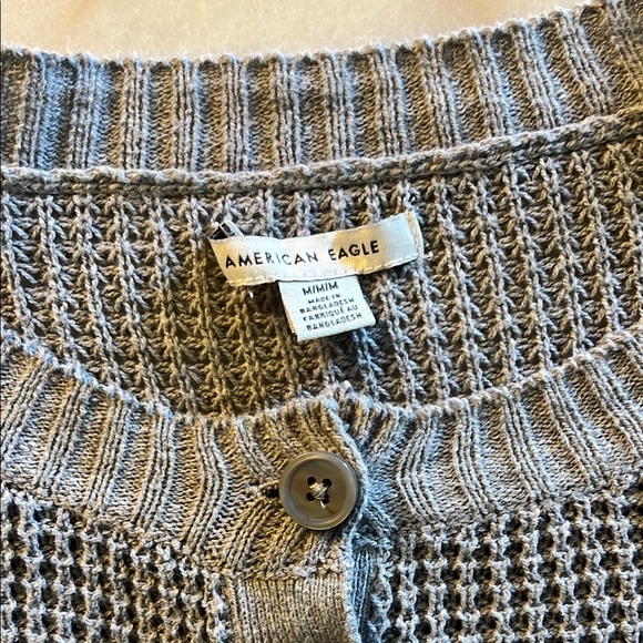 American Eagle Cozy Waffle Knit Sweater - Picture 2 of 3